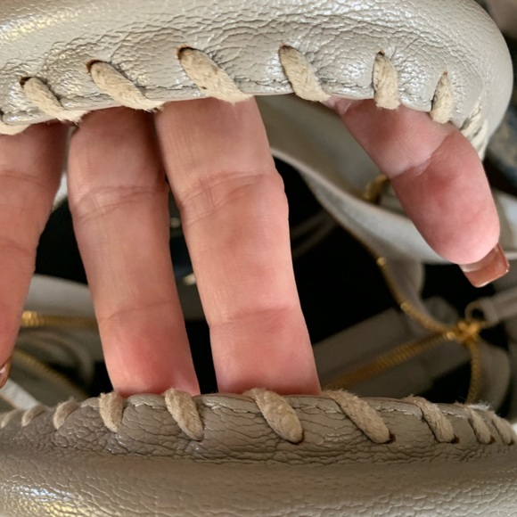 Balenciaga Gray Satchel with Gold Accents - Picture 4 of 15